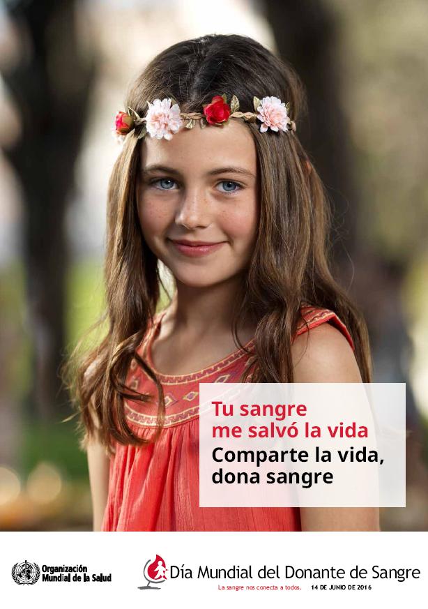 14 de junio de 2016. Día Mundial del Donante de Sangre: La sangre nos conecta a todos. #DonaSangre #CompateLaVida
