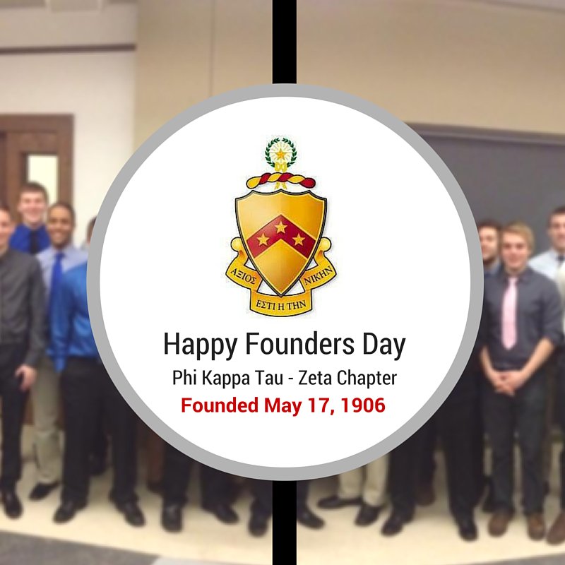 Happy Founders Day Kappa Delta Rho and Phi Kappa Tau!