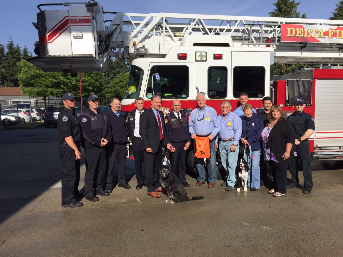 Thx to the N Delta Lions Club 4 donating pet rescue O2 masks for all R trucks. Great community partners <a href="/lionsclubs/">Lions International</a>