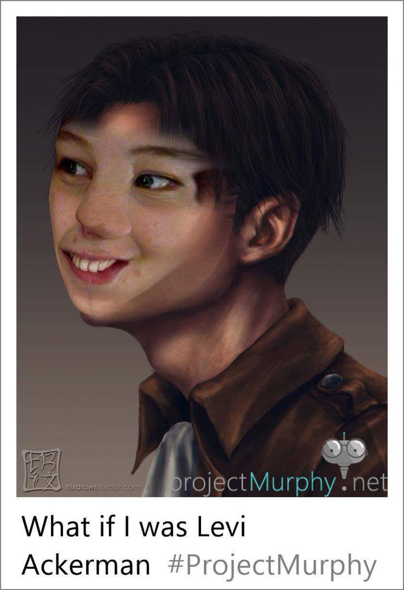 || I DID A THING TO SEE WHAT I WOULD LOOK LIKE AS LEVI AND OMG 😂😂