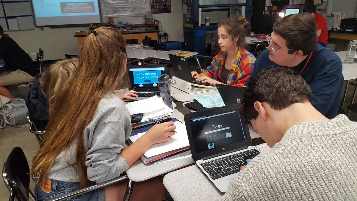 GHS_ScienceTeam's tweet image. Various review games for chemistry final--Kahoot, formula UNO, board game that launches rocket (by Josh Woodman)