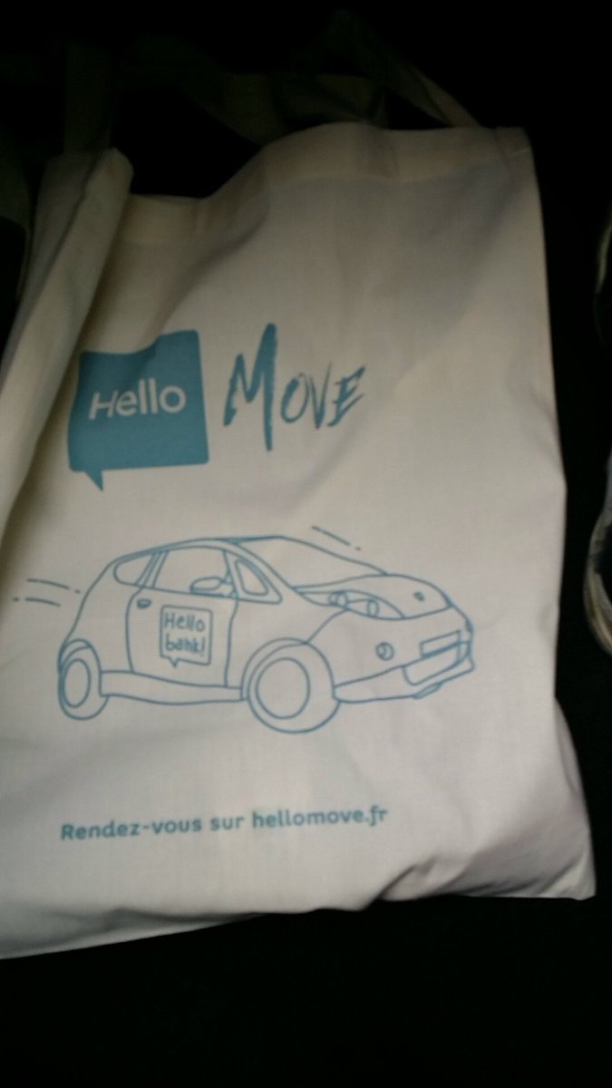 Anthony_Bateman's tweet image. ho @Hellobank_fr a même pensé au giftbag pour #HelloMove 😊
