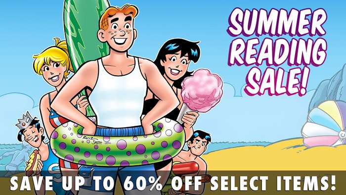 ArchieComics's tweet photo. Load up on comics during the Summer Reading Sale on the Archie App for iOS and Android! https://t.co/3tXU3Gvz0Y https://t.co/GFRAsBneTj