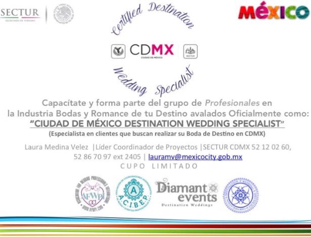 AzaharEventos's tweet photo. Certificándonos como 'DESTINATION WEDDING SPECIALIST 2016' @WeddingExpertMX
#yesido #dwcertificationcdmx2016 https://t.co/jskoToCQlg