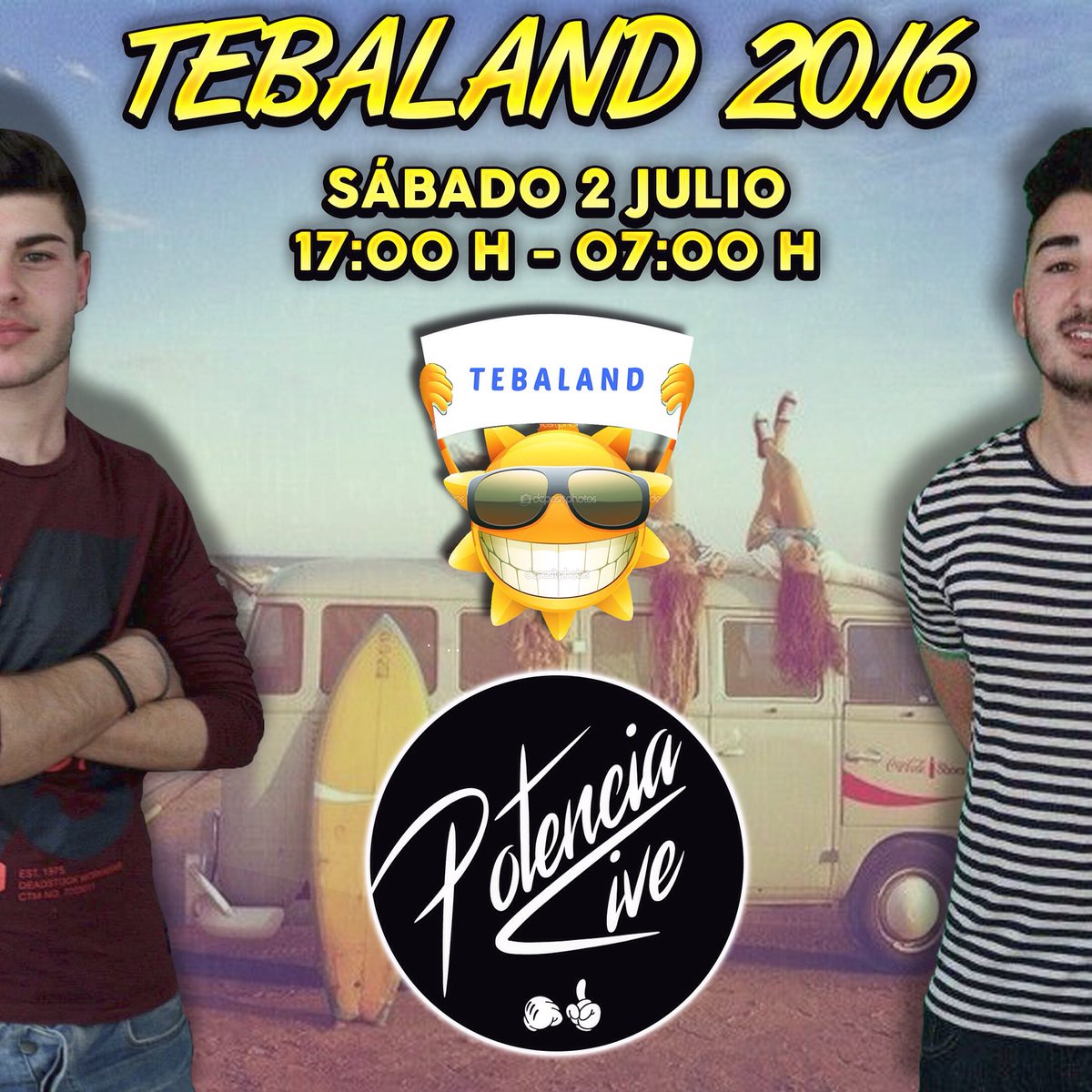MediterraneoTeb's tweet photo. 🍾Los primeros confirmados no podían ser otros...

💥Vienen con ganas de verano, de TEBALAND🎊🙈

#Tebaland 🌞 2Julio2016 https://t.co/LxftW50YeF