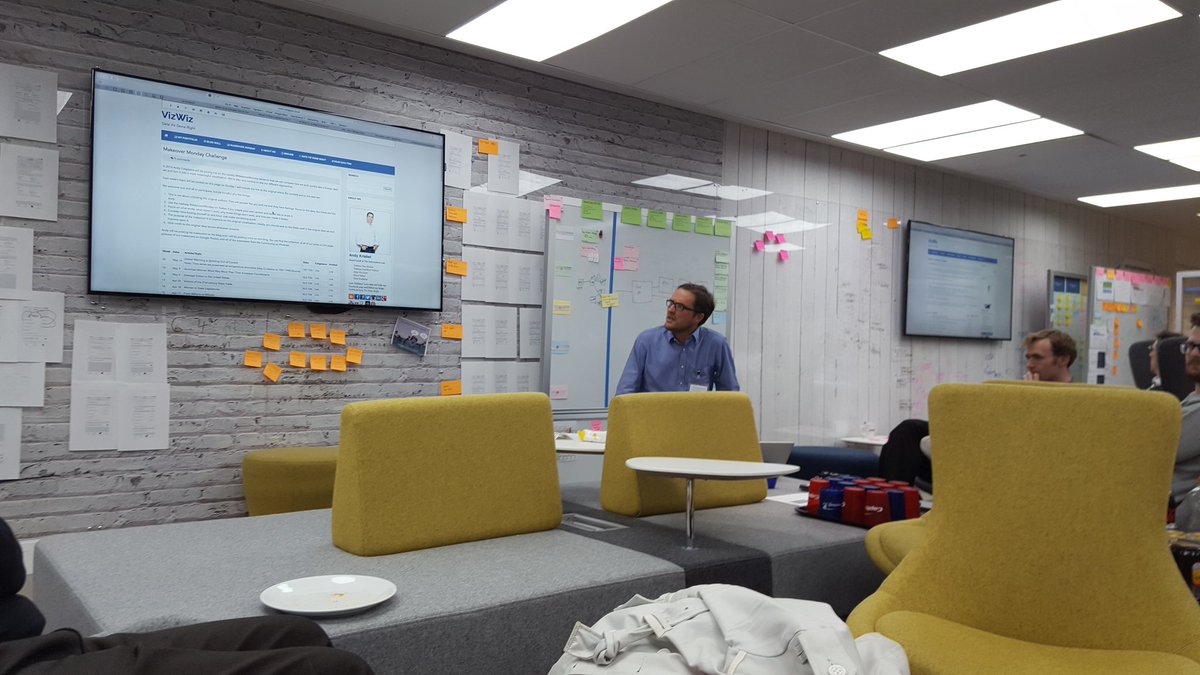 Zen Rob talking #MakeOverMonday at the Midlands TUG