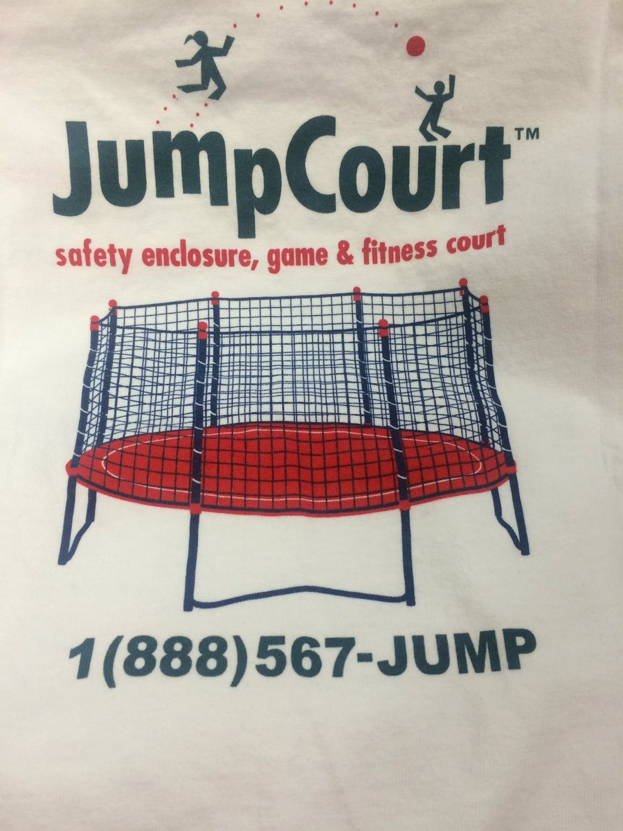 JumpSport's tweet photo. Check out an old t-shirt we found!  #trampoline #trampolines #marketing #throwbackthursdayontuesday https://t.co/AxVb6B1Kam