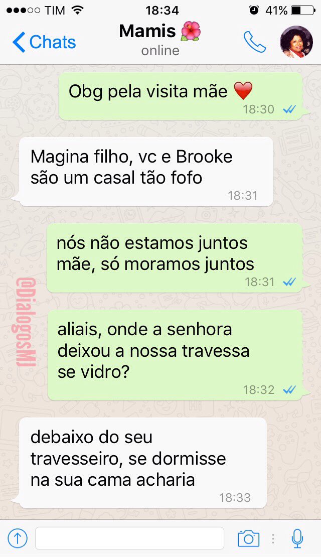 DialogosMJ's tweet image. Tia Kathe espertinha...