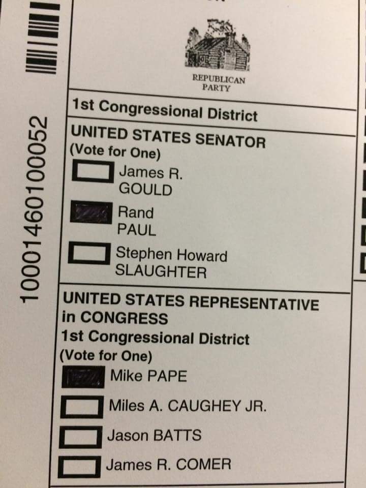 DrMAMAC's tweet photo. More evidence of votes coming in for @RandPaul - Thank you #RandGirls! KY, it's time to #StandWithRand! #RandStorm https://t.co/WDYV9CbQ9g