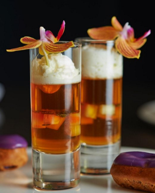 TheHariLondon's tweet image. SIP | Pimms Jelly Shots! Part of @PontSt's #Botanical #AfternoonTea.