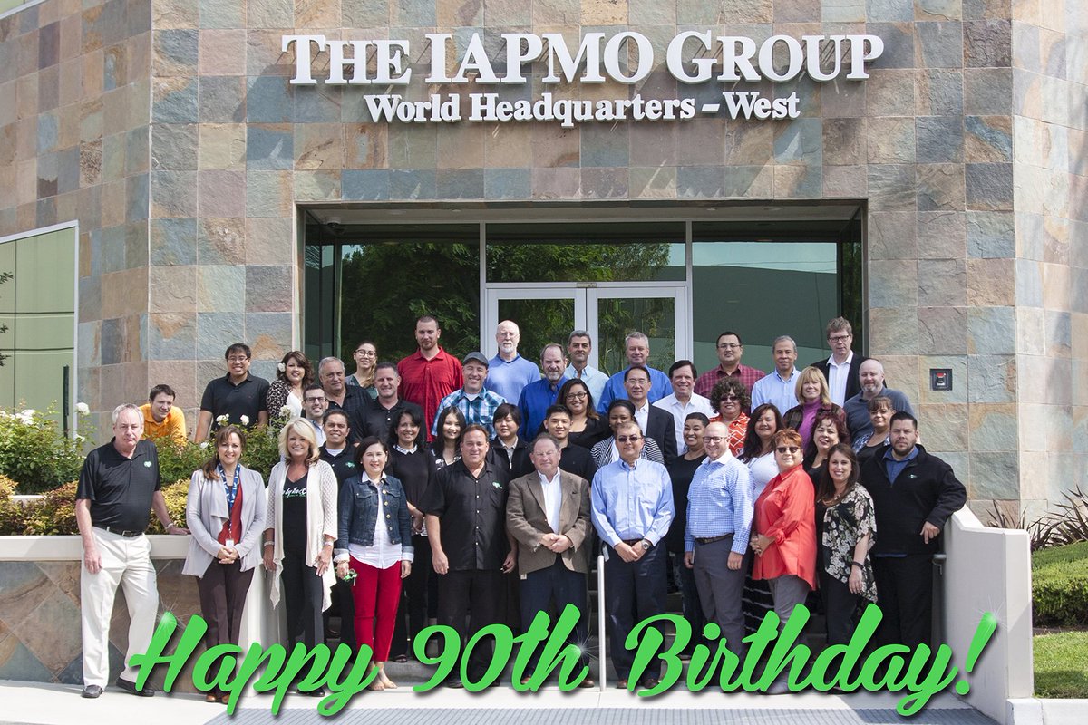 IAPMO's tweet photo. World Headquarters staff turn out to celebrate IAPMO’s 90th Birthday https://t.co/YdTupYHTPP