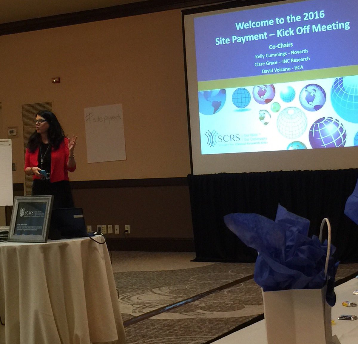 cRod8503's tweet photo. Excited to brainstorm with other industry professionals @MySCRS to take on the challenge of #sitepayments https://t.co/LWY8e5P05J