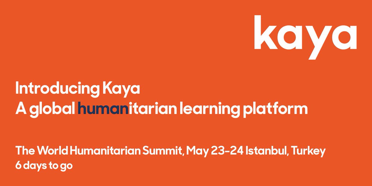 AcademyHum's tweet photo. Join us @WHSummit and learn more about our new learning platform - Kaya https://t.co/jbNE0Mic72 #ShareHumanity https://t.co/sb92gEH6JS