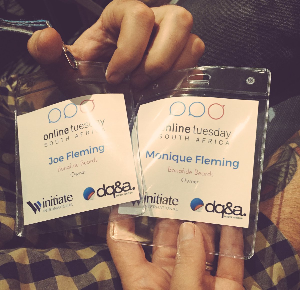 Mr and Mrs <a href="/BonafideBeards/">Bonafide Beards</a> hanging out at #OTSA