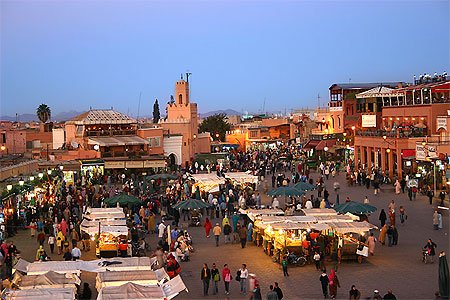 almas_hotel's tweet photo. #Travel makes one modest. You see what a tiny place you occupy in the world" #Jamaa fna square in Marrakech https://t.co/QfErDJX50S