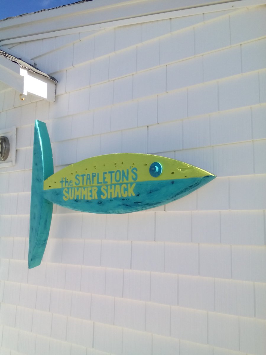 Love this guy # wooden # fish # recycled.