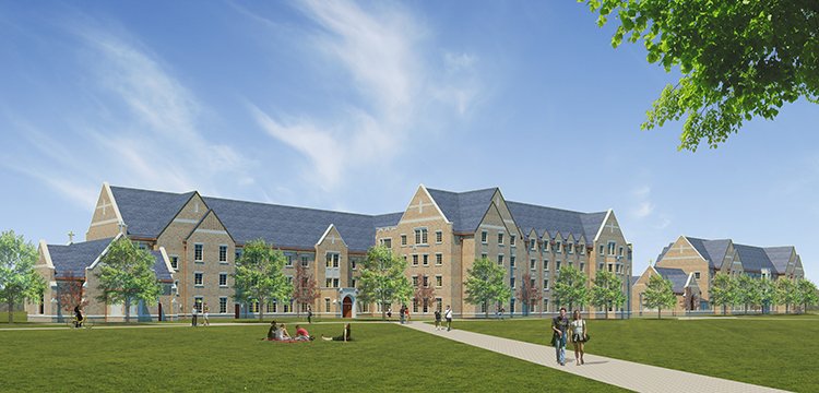 nd_news's tweet photo. Dunne, Flaherty families each make $20 million gifts for construction of two residence halls https://t.co/olENY6GwAN https://t.co/5N1kCq3rqr