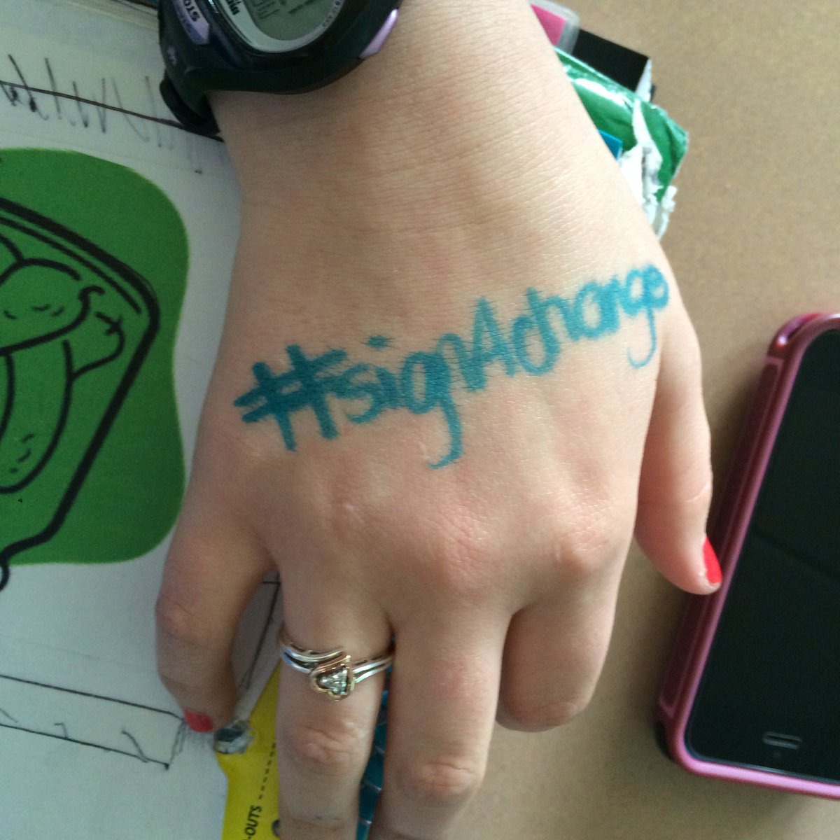 SignAChange's tweet photo. Thanks Morgan for supporting #SignAChange https://t.co/H37vfJIBVl