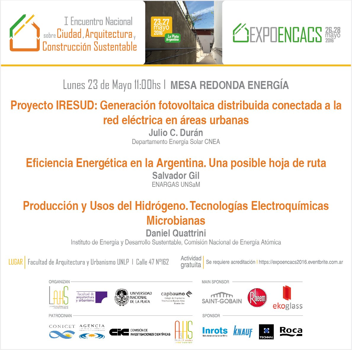 encacs_ar's tweet photo. Mesa Redonda Energía  en #ENCACS https://t.co/hP6IWNJ9OV @CNEAOficial  + @InfoEnargas  + @unsamoficial https://t.co/ABjbvdLpHW