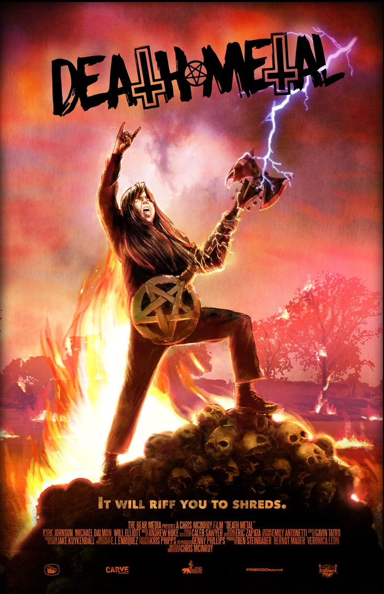 chrismcinroy's tweet photo. Poster is done for our new short film Death Metal. Check it out! #deathmetal https://t.co/MT7F0gPHtV
