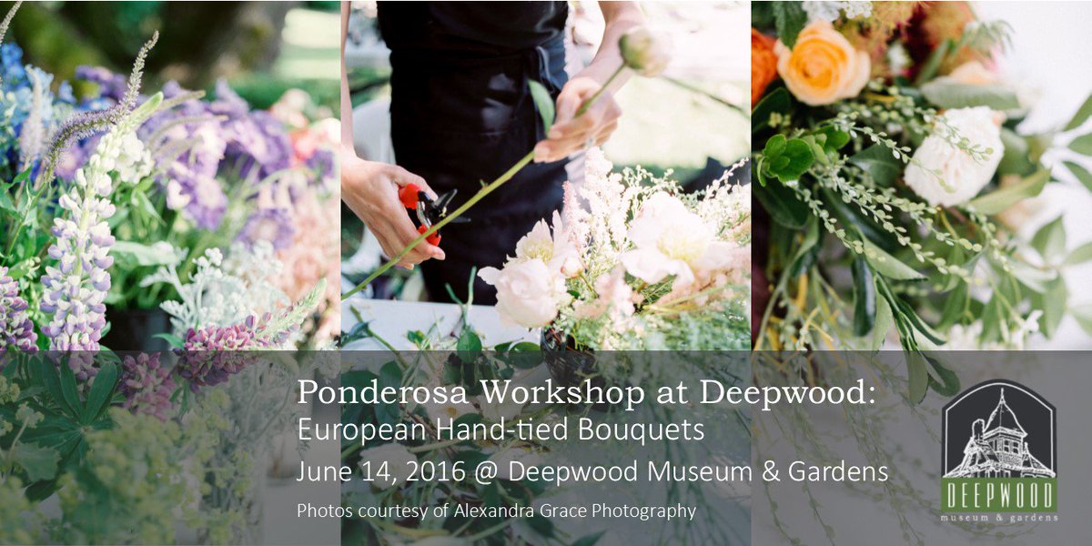Deepwood_Museum's tweet photo. Join us for friends, food, flowers and fun. June 14th #PonderosaWorkshop at Deepwood. https://t.co/FzFSwdP7IT https://t.co/GreiRdM0Gy
