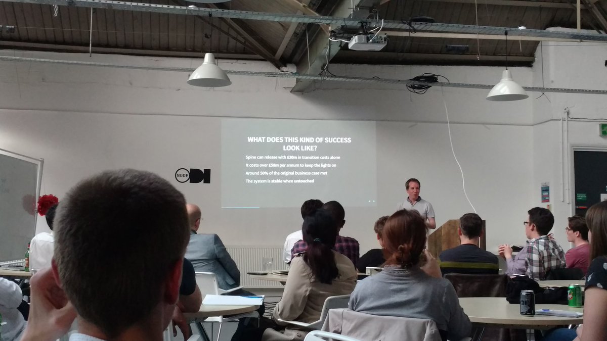 gwendiagram's tweet image. One of my favourite topics to hear about - Spine at #LeedsDevOps and Martin Summer is such a great presenter!