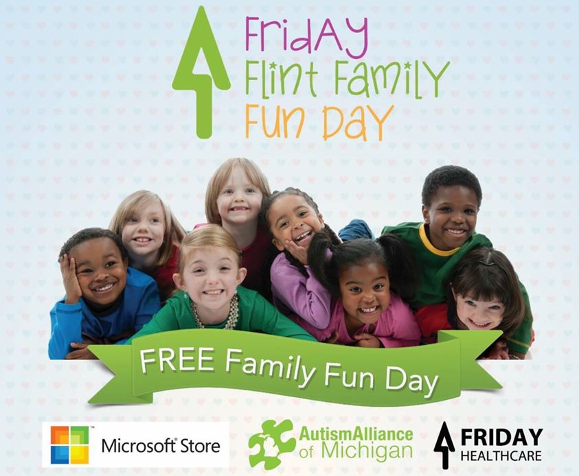 AutismAlliance's tweet image. Join us next week for a #Flint Family Fun Day #NavigatingAutism buff.ly/1TGucZz