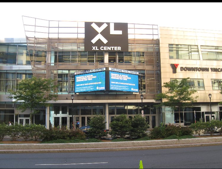 We have announced that we'll be playing one game in XL Center in Hartford and one in Dunkin Donuts Arena in Pro