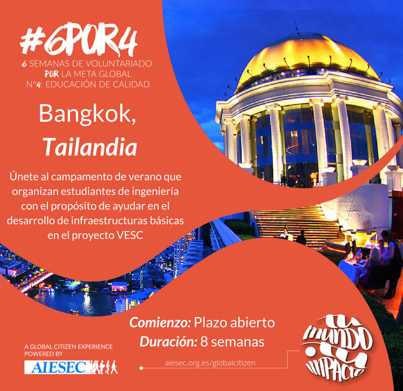 aiesecgranada's tweet photo. ¡Voluntariado internacional en Tailandia! Vive una experiencia inolvidable en este proyecto https://t.co/Uszkni8KaN https://t.co/nbZAI1vddV