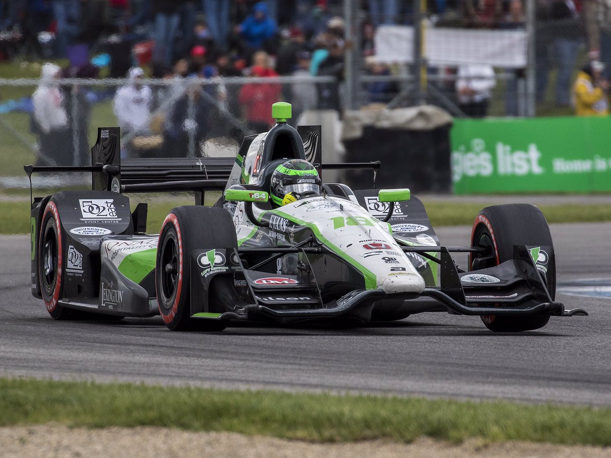 .@ConorDaly22 during the @AngiesList #GPofIndy on Saturday @IMS . #100thRunning @IndyCar @DaleCoyneRacing