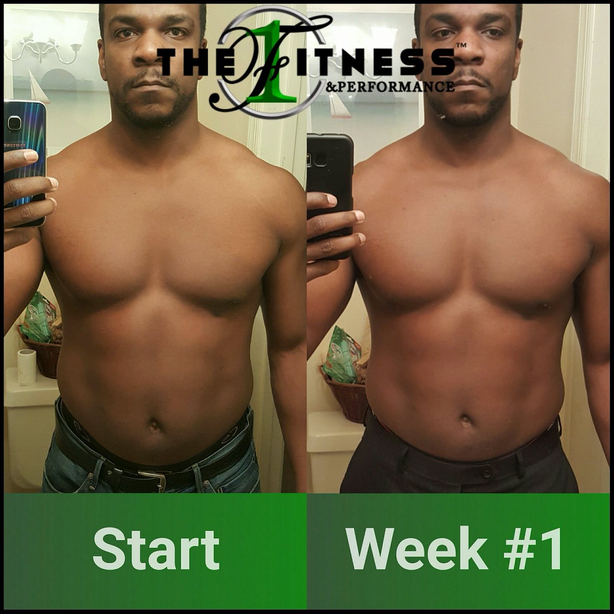 the1fitness's tweet image. Already seeing #results in week 1.  #the1fitness #8week #FatShred #Challenge  #TransformationTuesday
