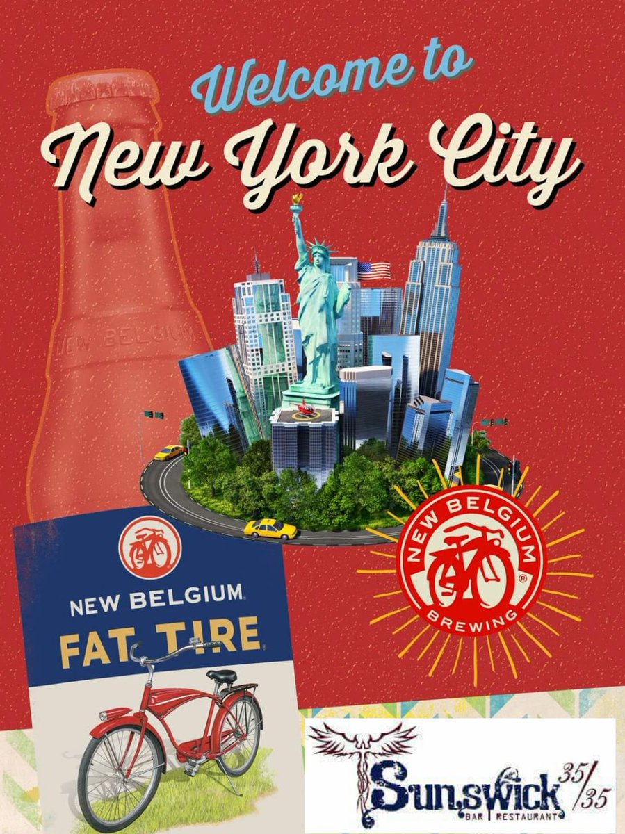 Wednesday at 8:00pm New Belgium Brewery will sponsor trivia for their launch in NYC #Astorianyc #Sunswicktrivia