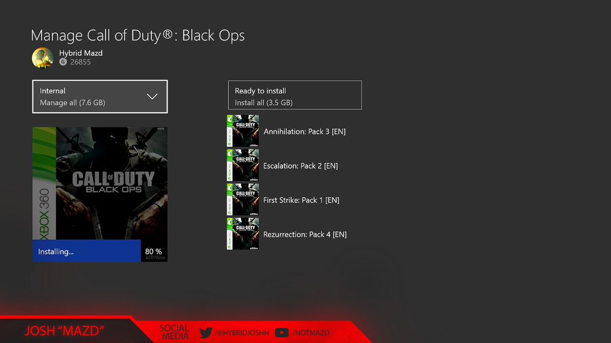 HybridJoshh's tweet image. #BlackOps @Xbox - Feels like a new Call of Duty just came out! @Treyarch
