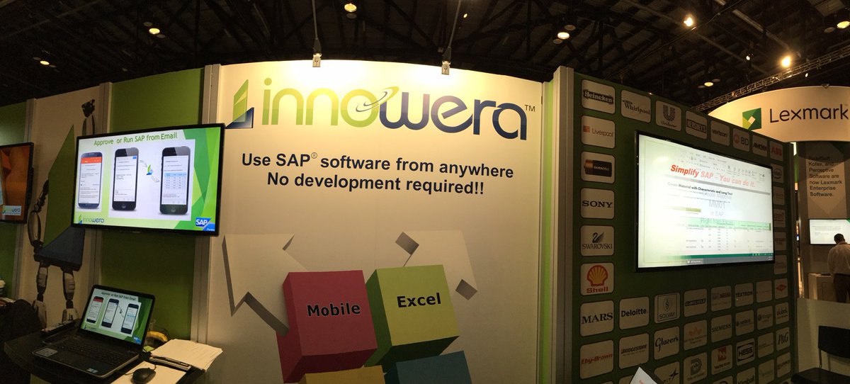 InnoweraSAP's tweet image. Great day 1 at #SAPPHIRENOW for presentations and ideas - see us too at booth 673 for ideas for #readydata for SAP