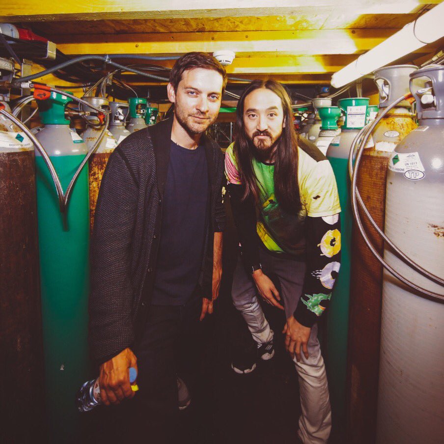 🕸🕸🕸 Hangin w/ @TobeyMaguire https://t.co/kCIaSwNMWL