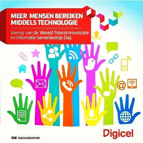 DigicelSR's tweet photo. #WereldTelecommunicatieDag #Digicel #GratisFB https://t.co/EOFHUkPaoP