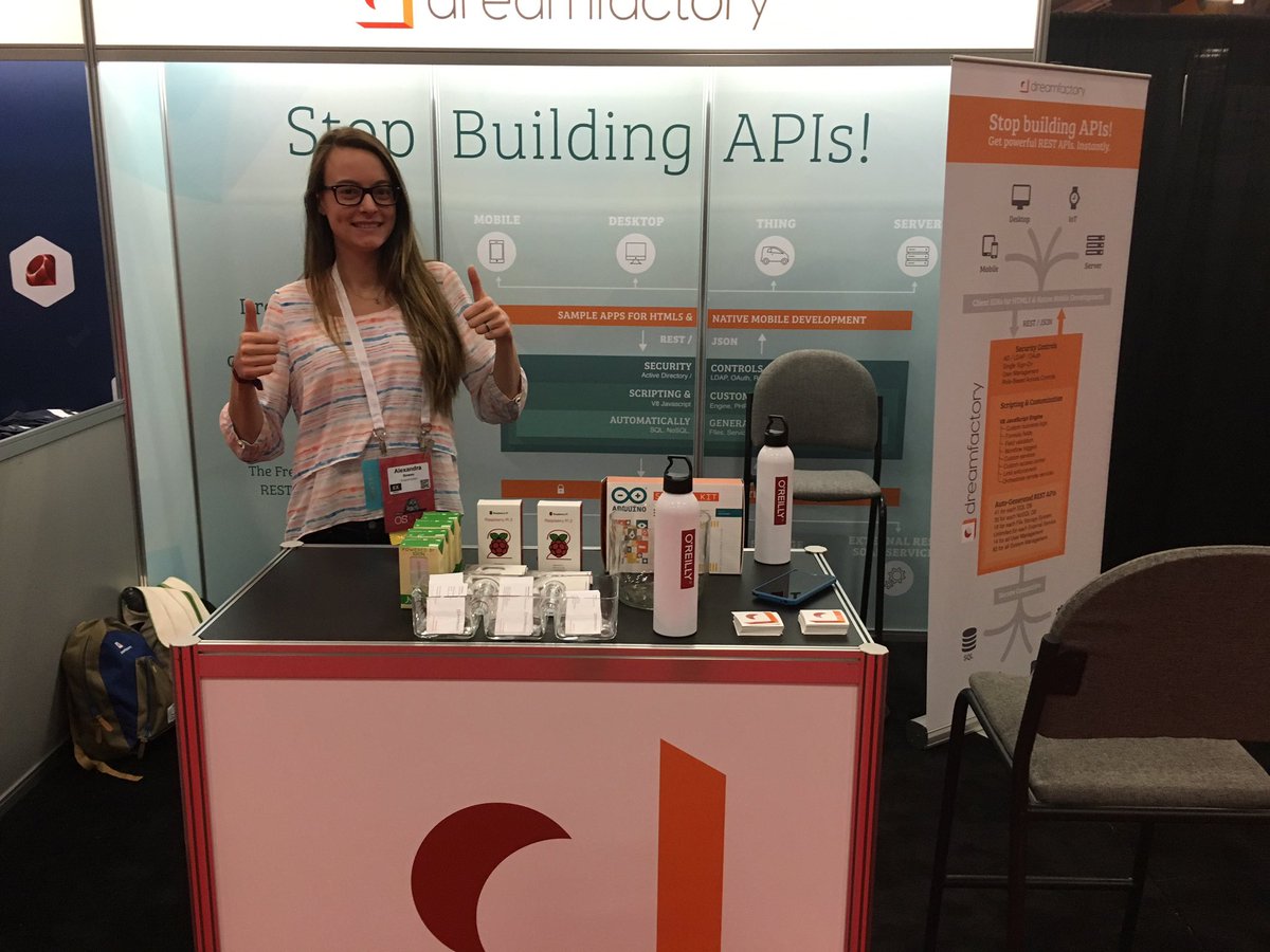 abo101413's tweet image. Come say hi! #OSCON16 #DreamFactory #InstantAPI