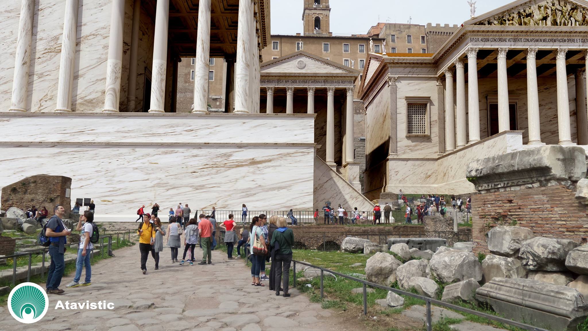 Wallpaper Roman Forum Reconstruction