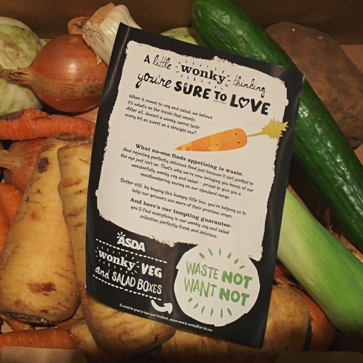 Has anyone else tried <a href="/asda/">Asda</a> wonky veg box? First time, and I'm quite happy with the variety of contents! 😀