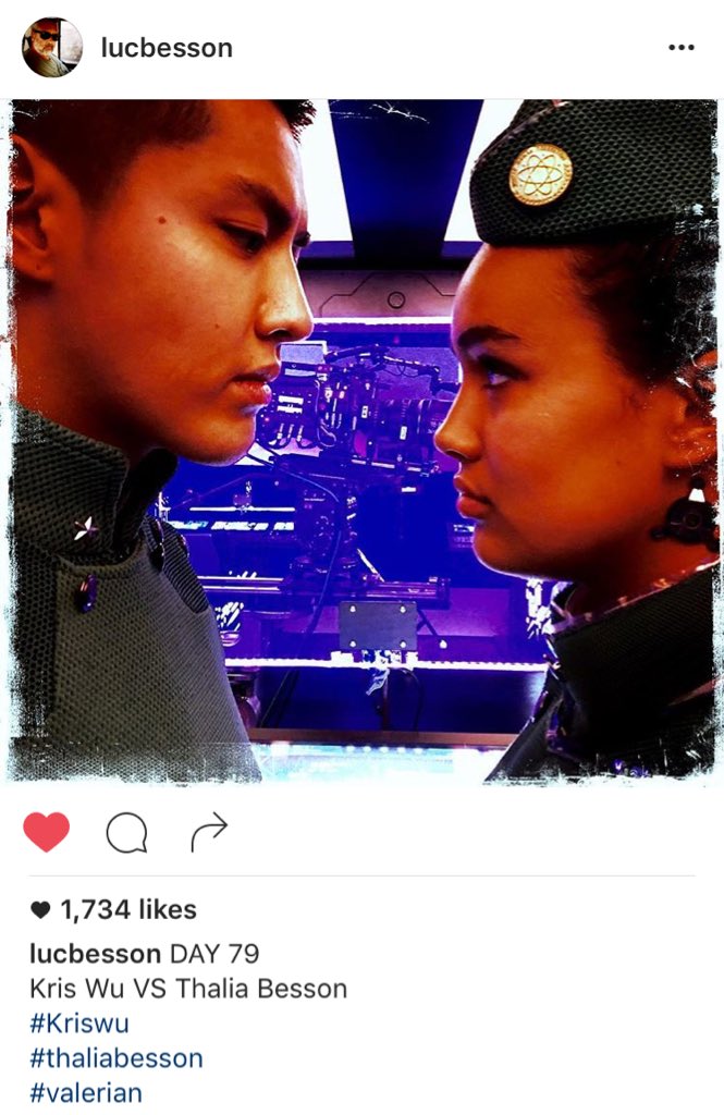 SecretOfGod100's tweet photo. 160518 lucbesson
วันที่ 79
Kris Wu VS Thalia Besson
#Kriswu 
#thaliabesson 
#valerian
https://t.co/5xn0bpwPf8 https://t.co/7NATsFLnsv