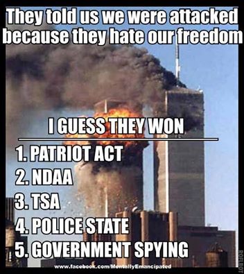 Libertea2012's tweet photo. RT: #ILearnedTheHardWayThat the ones who hate our freedom are not from the Middle East.… #BernieStrong https://t.co/CfMRwAtQGR