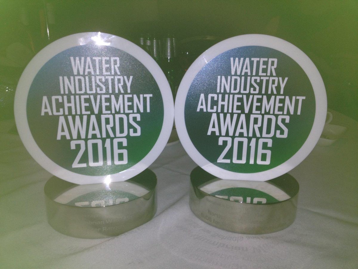 NorthumbrianH2O's tweet image. And here they are! Two @WIIAs #WIIA2015 #awards. #water