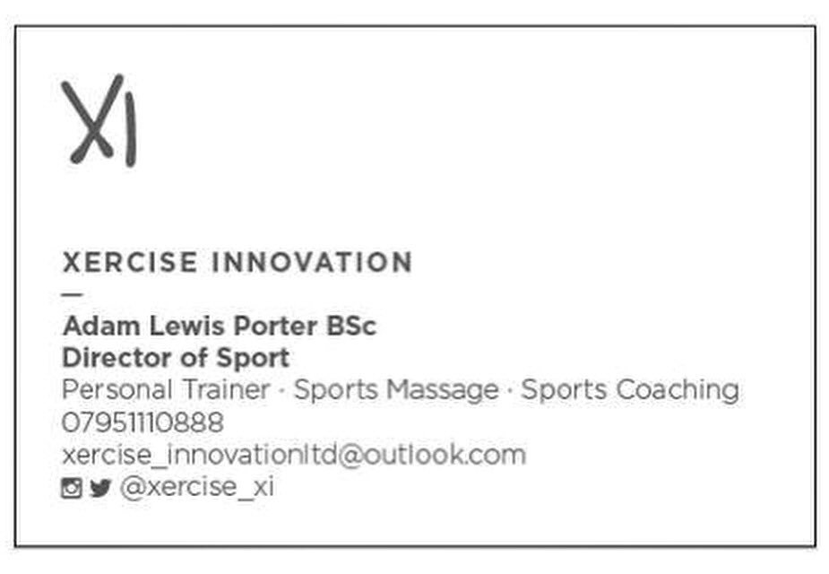 Xercise_XI's tweet image. Xercise Innovation Ltd, Let us help you! #HealthyLiving #PersonalTraining #SportsCoaching #SportsMassage