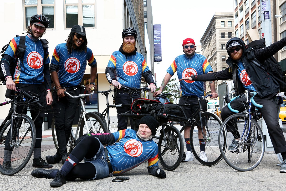 newbelgium's tweet image. How'd we launch NY yesterday? With a little help from @SamuraiMess and a gift for our friends ;)