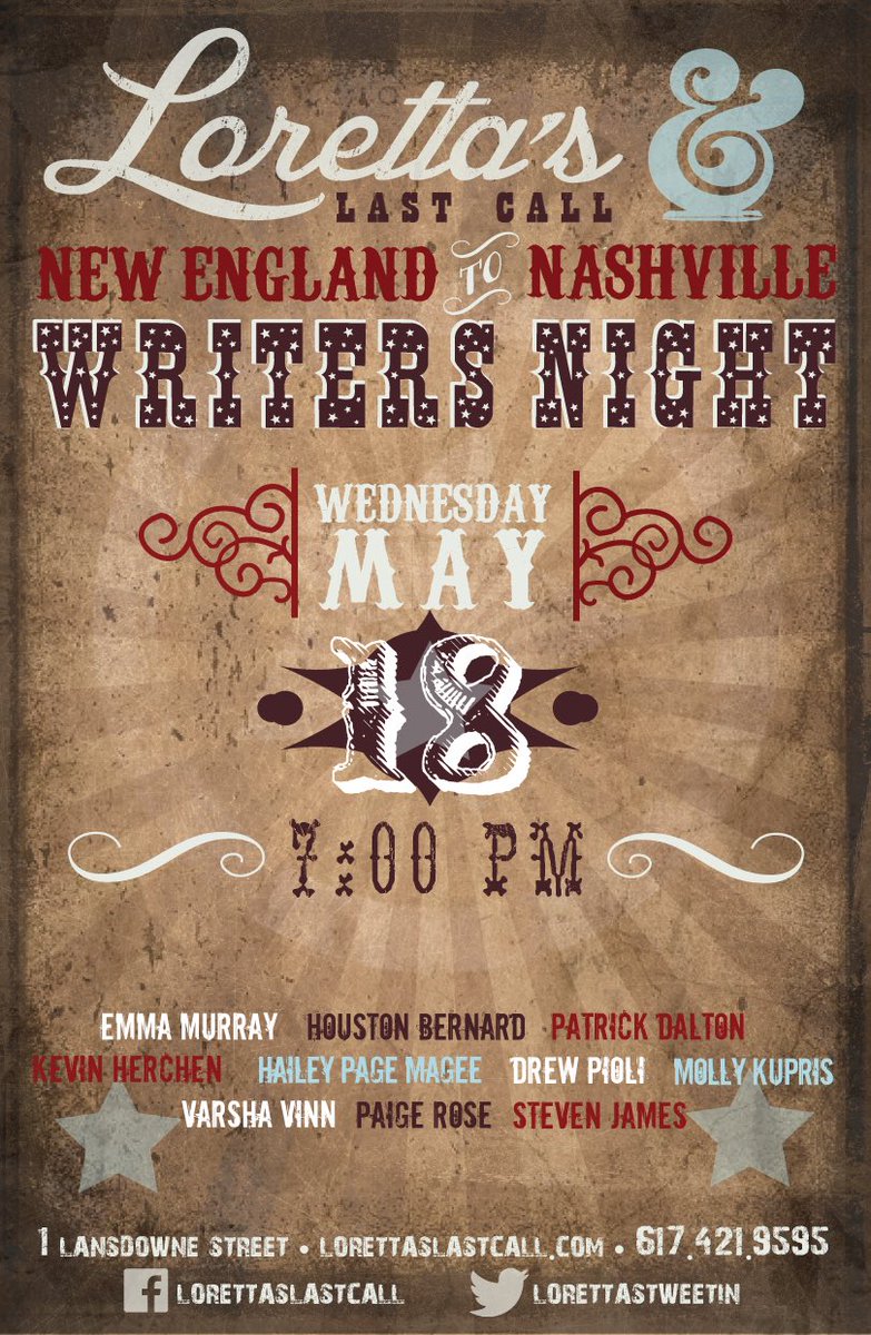 NETNFAN's tweet image. Some of New Emglands best songwriters performing in the round @LorettasTweetin  tomorrow night!!!