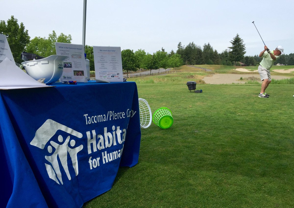 TacomaHabitat's tweet image. Thank you @TCTacoma for golfing in support of #Habitat! It's been a great day here at your 2016 #SpringOpen