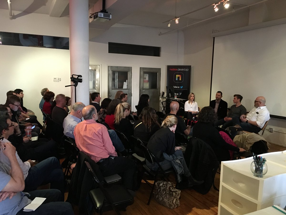 nobledesktop's tweet photo. Great info at @Spark_NYC  event at Noble - winning and managing large-scale web projects  @JaronRubenstein https://t.co/y9Sh4I6KHa