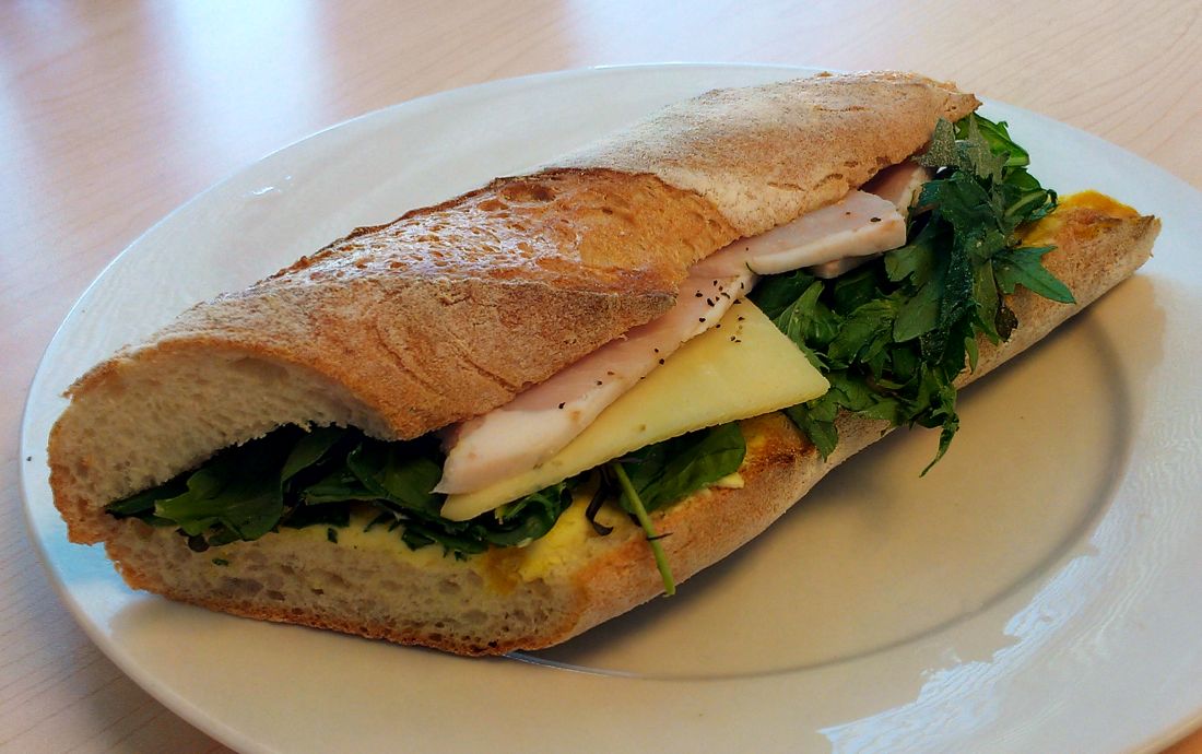 Shaken not stirred! Delicious ham baguette <a href="/ShakyIsles/">Shaky Isles</a> #NewZealand …erryfortomorrowwediet.blogspot.com.au/2016/05/shaky-… #bakery #coffee #cakes