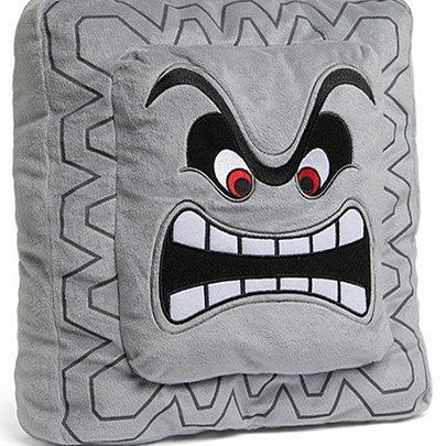 sectorn's tweet image. #thwomp #nintendo #supermario #mario 
Una almohada que en vez de aliviar los dolores de cabeza los produce!!
