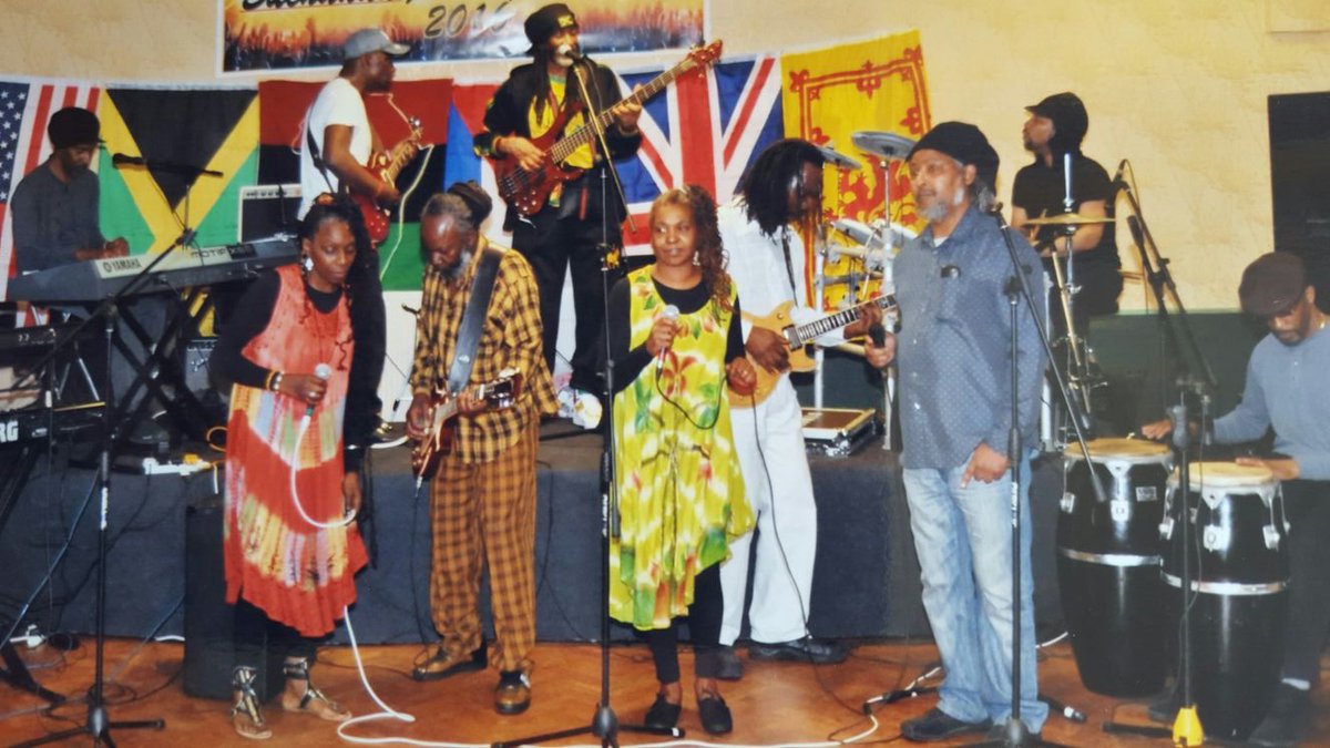 Capital letters performance at the buchanan family reunion